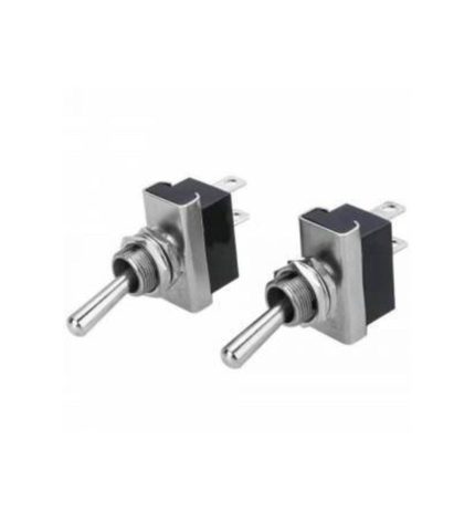 Metal Paslanmaz Düğme Aç-kapa 25a. 12v 2 Adet